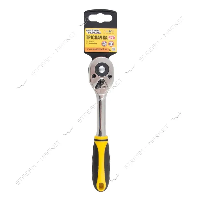 Трещотка Master-Tool 78-0123 3/8" 45Т прямая                                                        
