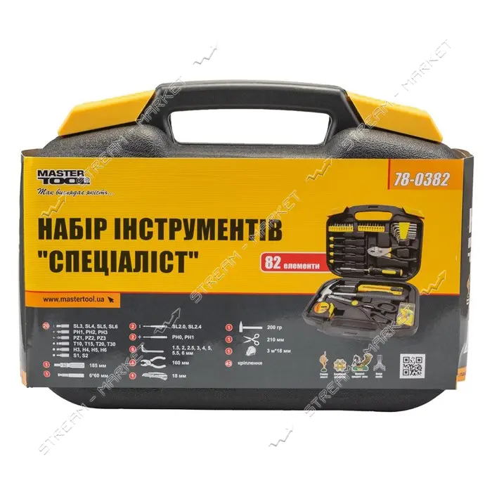 Набор инструмента Master-Tool 78-0382 Специалист 82 элемента                                        