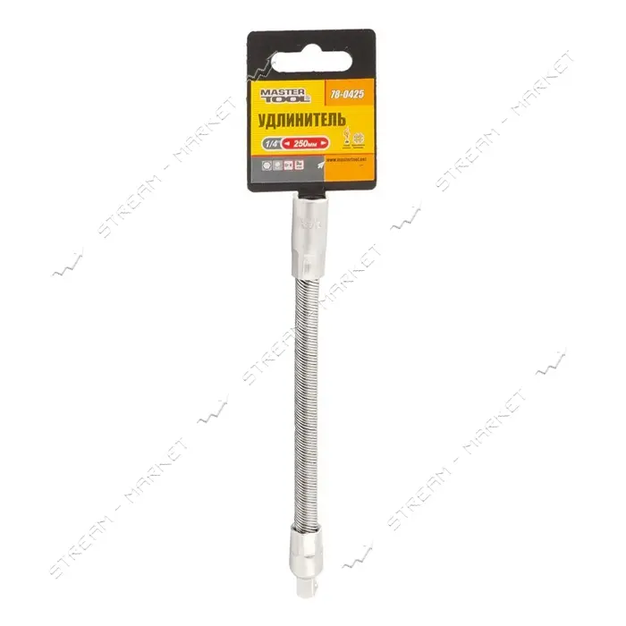 Удлинитель гибкий Master-Tool 78-0416 1/4" 150мм CRV                                                