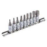 Набор насадок отверточных Master-Tool 78-1400 CRV 1/4" TORX Т10 15 20 27 30 40 45 50 60 9шт