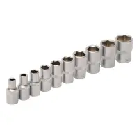 Набор насадок торцевых Master-Tool 78-1410 CRV 1/4" 4 5 6 7 8 9 10 11 12 13 10шт