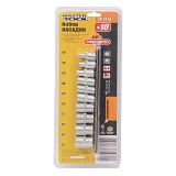 Набор насадок торцевых Master-Tool 78-1410 CRV 1/4" 4 5 6 7 8 9 10 11 12 13 10шт                    