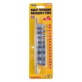 Набор насадок торцевых Master-Tool 78-3808 CRV E-TORX 3/8" E8-E20 8шт