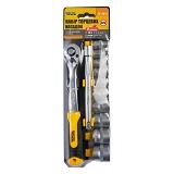 Набор насадок торцевых Master-Tool 78-3812 CrV 3/8" 10-24мм удлинитель 150мм трещотка 72Т 12шт