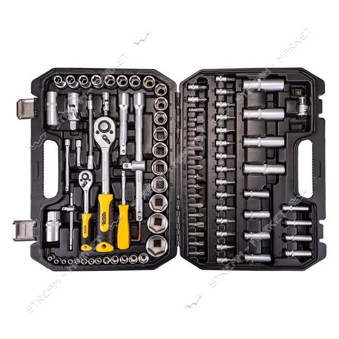 Набор ключей и насадок торцевых Master-Tool 78-5094 CV 1/4" и 1/2"  94шт                            