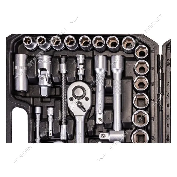 Набор ключей и насадок торцевых Master-Tool 78-5094 CV 1/4" и 1/2"  94шт                            