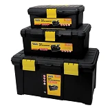 Ящики для инструмента комплект Master-Tool 79-2000 3шт 12.5" 16" 19.5" пластиковые замки