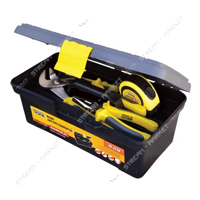Ящик для инструмента Master-Tool 79-2219 12.5" 320x180x130мм пластиковые замки