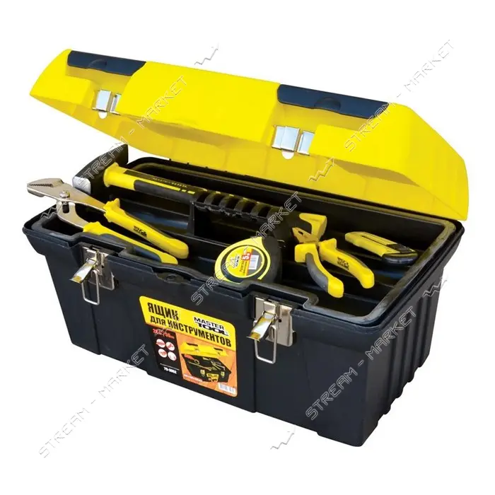 Ящик для инструмента Master-Tool 79-3052 19" 485x275x250мм металлические замки                      