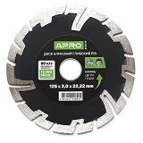 Круг по бетону Apro 830048 Глубокий Рез 125х2.0мм 22-24%                                            