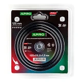 Диск алмазный по металлу Apro 830076 125х1.3х22.2                                                   