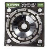 Чаша алмазная Apro 830515 шлифовальная 125мм 22-24% Сегмент дворядний