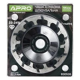 Чаша алмазная Apro 830535 шлифовальная 125мм 22-24% Т-образная