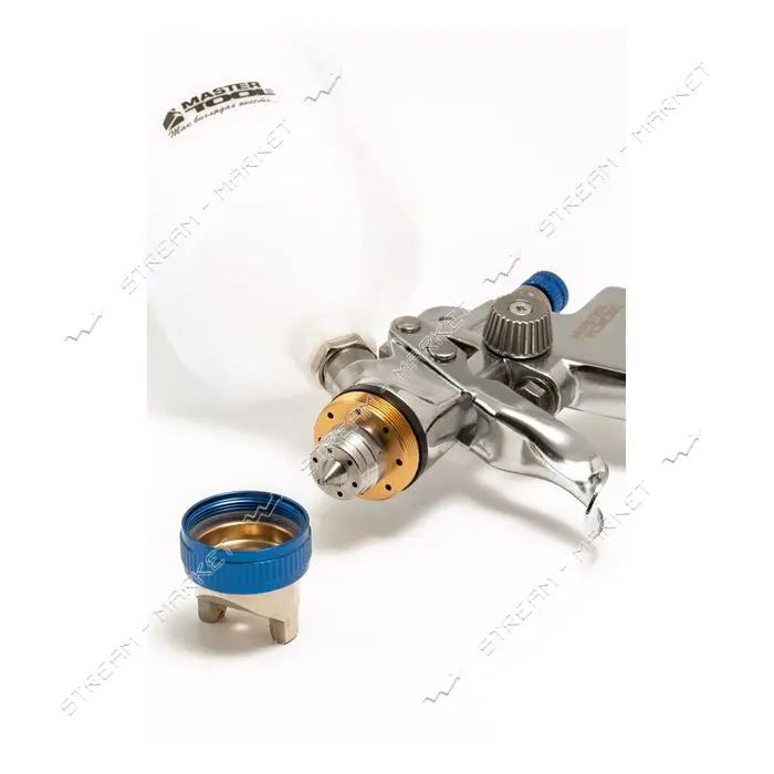 Краскопульт Master-Tool 80-8904 HVLP ВБ пластик d1.4мм 160-240л/мин 3-4 бар тип В                   