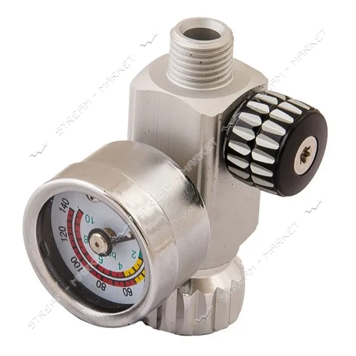 Редуктор с манометром для краскопульта Master-Tool 80-8917 HQ 0-10 бар 1/4"