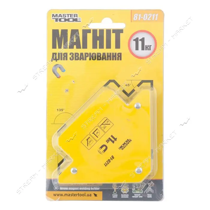 Магнит для сварки Master-Tool 81-0211 11кг 45 90 135                                                