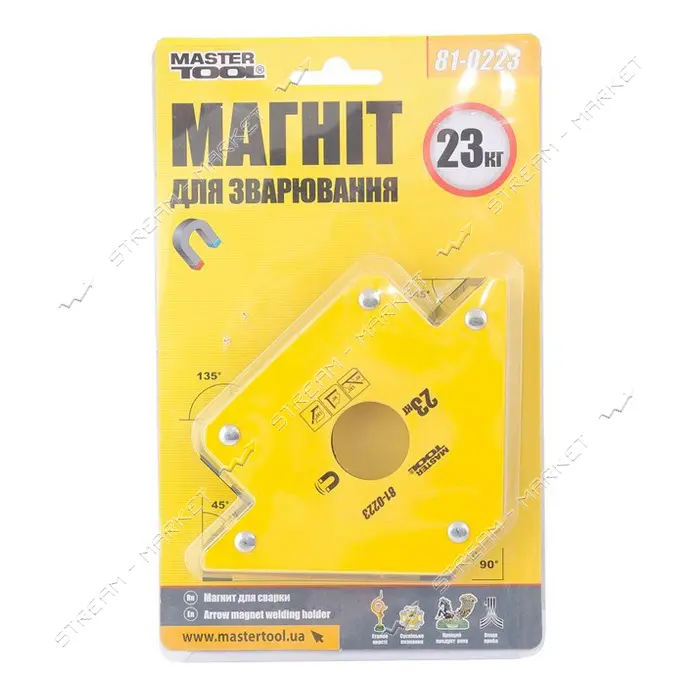Магнит для сварки Master-Tool 81-0223 23кг 45 90 135