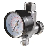 Редуктор с манометром для краскопульта Master-Tool 80-8919 0-12 бар мет. 1/4"