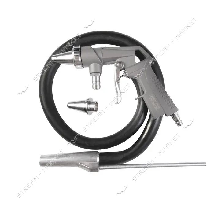 Пистолет пескоструйный MasterTool 81-8706 со шлангом d6мм 320-420л/мин 10бар