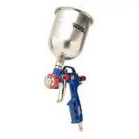 Краскопульт Master-Tool 81-8719 HP ВБ 600мл алюминий d1.5мм 120-170 л/мин 3.5-5 бар регул.          