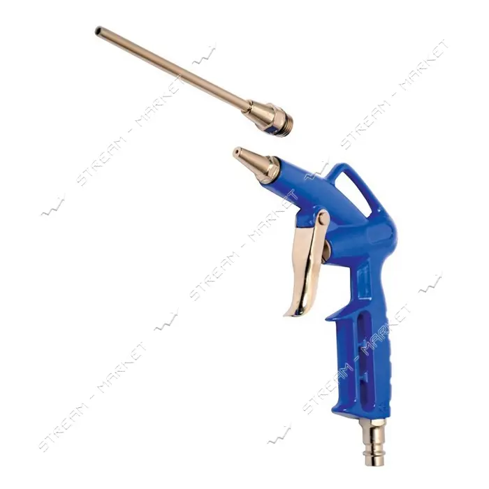 Пневмопистолет продувочный Master-Tool 81-8741 d2мм 2-6 бар носик 120мм