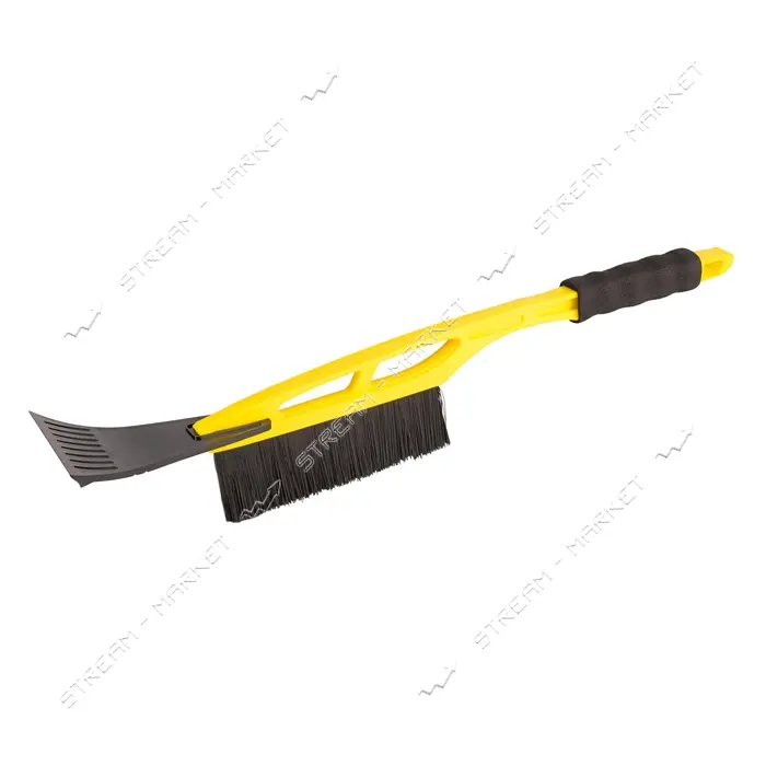 Щетка автомобильная со скребком Master-Tool 84-0003 175x10мм L 520мм желтая