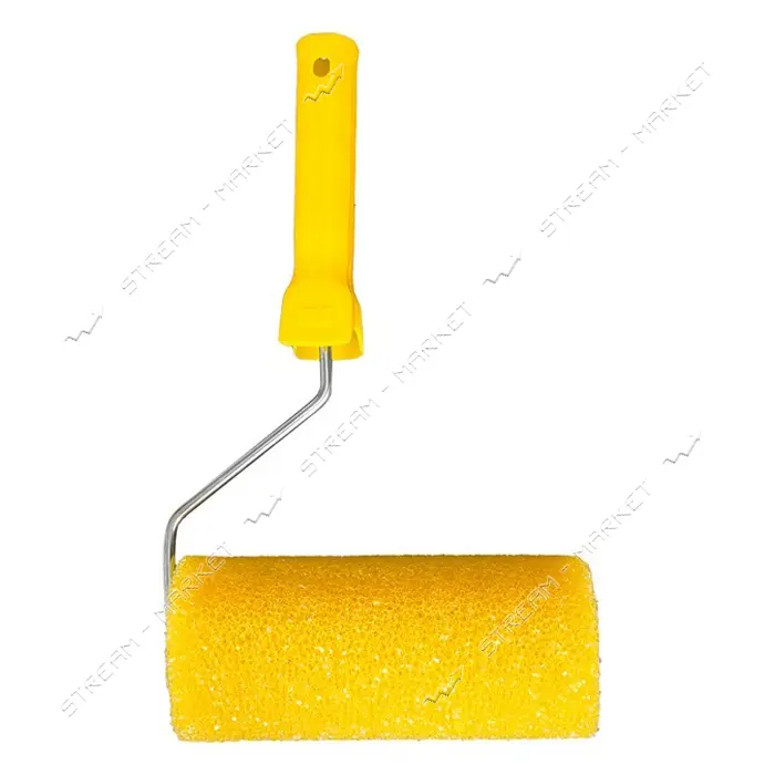Валик структурный поролоновый Master-Tool 92-6103 80/180мм  d6мм с ручкой                           