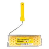 Валик структурный поролоновый горошек Master-Tool 92-6204 80/230мм d6мм с ручкой                    