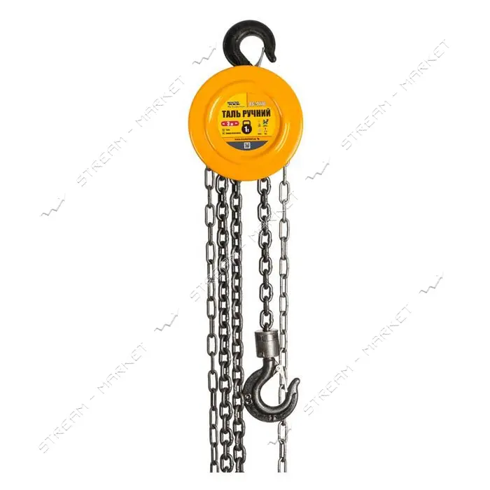 Таль ручная Master-Tool 86-9110 1т длина цепи 3м круглый блок                                       
