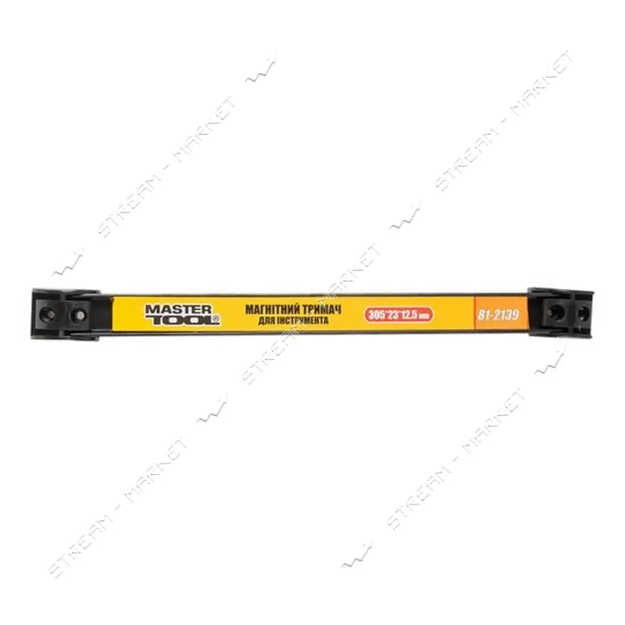 Магнитный держатель для инструмента MasterTool 81-2139 12кг 305х23х12.5мм