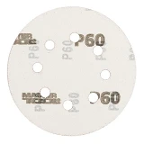 Круг шлифовальный MasterTool 08-2506-H на липучке 8 отверстий 125мм зерно 60 5шт                    