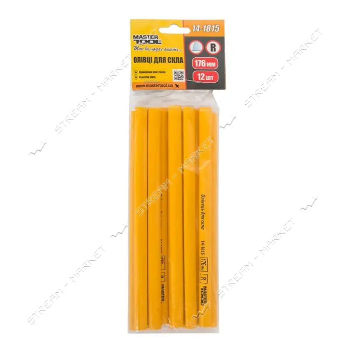 Карандаши для стекла MasterTool 14-1815 176мм 12шт