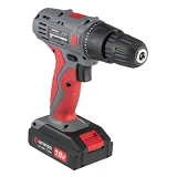 Дрель-шуруповерт аккумуляторная Intertool DT-0315 18В 1 аккумулятор Li-ion 1.3Ач 17 Нм 0-700 об     