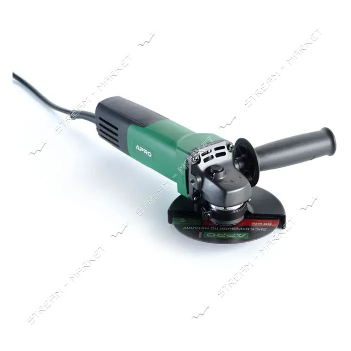 Углошлифовальная машина Apro 899003 125/1000 короткая ручка                                         