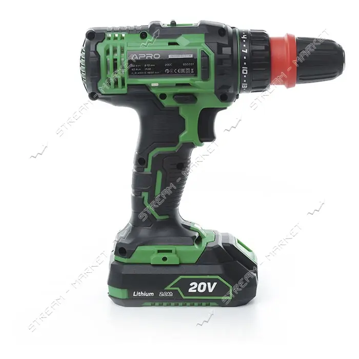 Аккумуляторная дрель-шуруповерт Apro 895031 А20DC