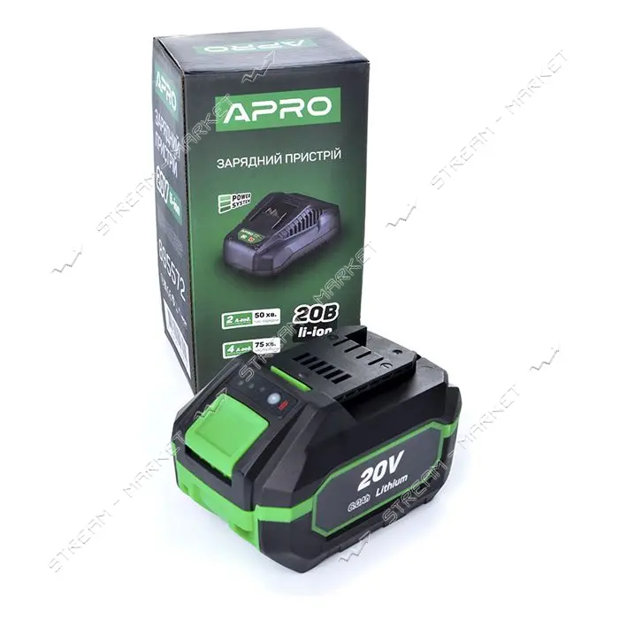 Аккумуляторная батарея Apro 2060B 20В 6А 895477                                                     