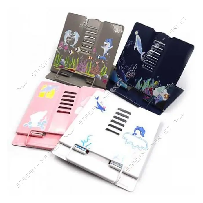 Подставка для книг 1164 Ocean world 18х15см металл микс