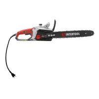 Пила цепная Intertool DT-2200 электрическая 1600Вт шина 40см боковой двигатель                      