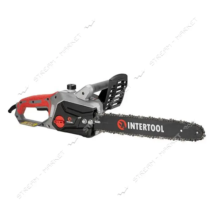 Пила цепная Intertool DT-2200 электрическая 1600Вт шина 40см боковой двигатель                      
