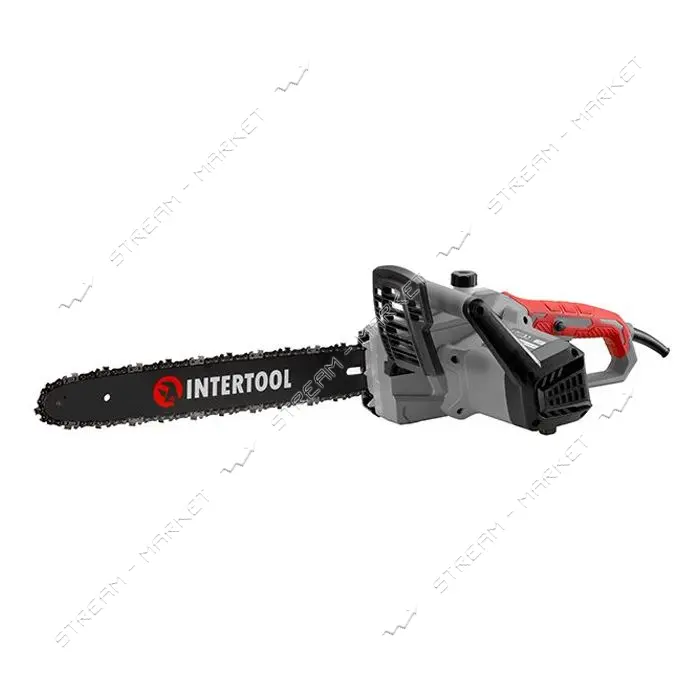 Пила цепная Intertool DT-2200 электрическая 1600Вт шина 40см боковой двигатель                      