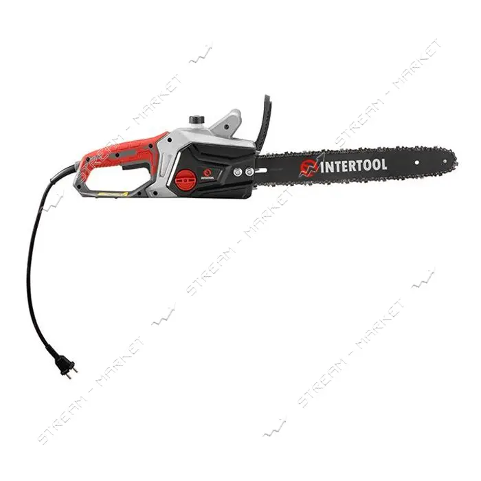 Пила цепная Intertool DT-2200 электрическая 1600Вт шина 40см боковой двигатель                      