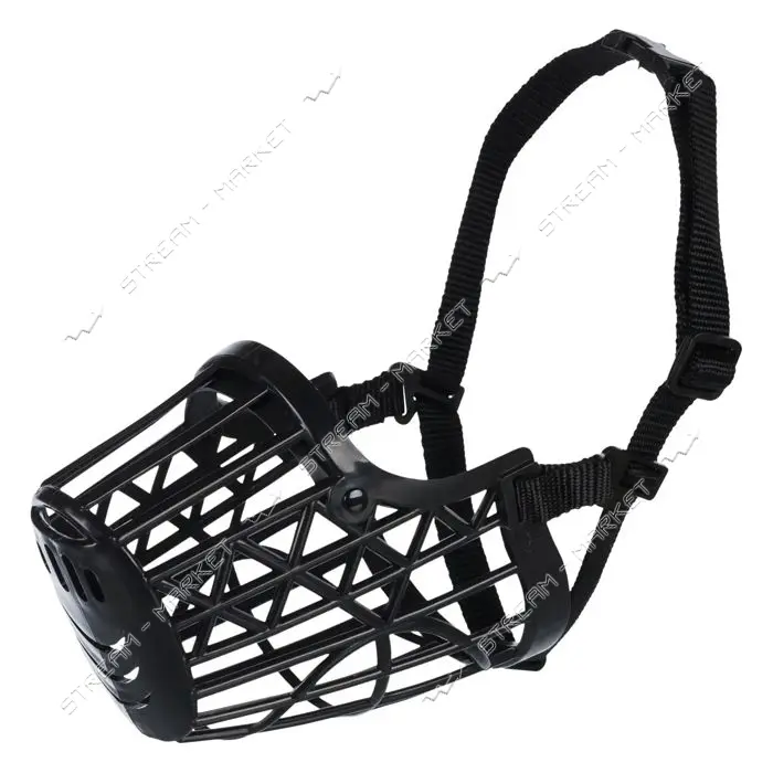 Намордник пластиковый Trixie M-L 26см черный                                                        
