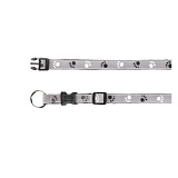 Ошейник Trixie Silver Reflect с лапами светоотражающими XS-S 22-35см 15мм