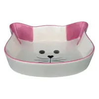 Миска для котов Trixie 0.25л 12см керамика кошачья мордочка                                         