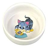 Миска для котов Trixie 0.3л 11см керамика 4009