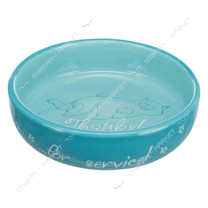 Миска для перса Trixie керамическая 0.3л/15см