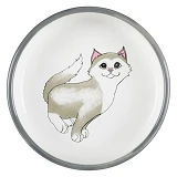 Миска для перса Trixie керамическа 0.3л/15см серая                                                  
