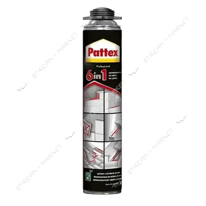 Пена-клей Pattex 6в1 ручная 750мл                                                                   