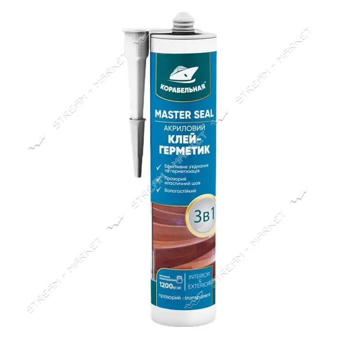Клей-герметик Корабельная акриловый 3в1 Master Seal 280г                                            