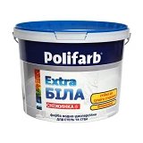 Краска водоэмульсионная Polifarb Снежинка интерьерная 3.8кг                                         